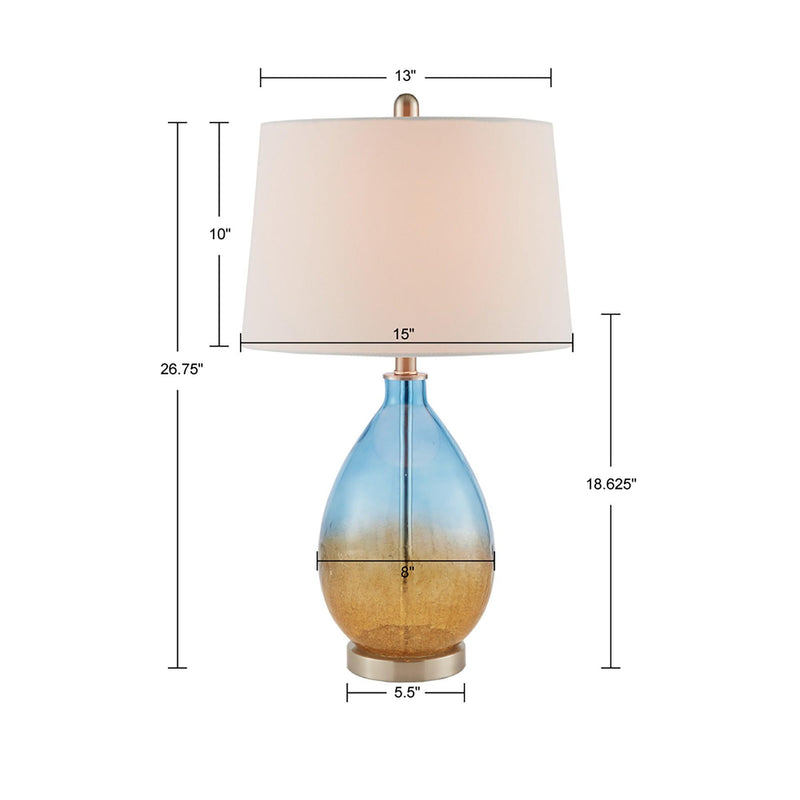 Cortina Ombre Glass Table Lamp, Set of 2 - Urban Living Furniture (Los Angeles, CA)