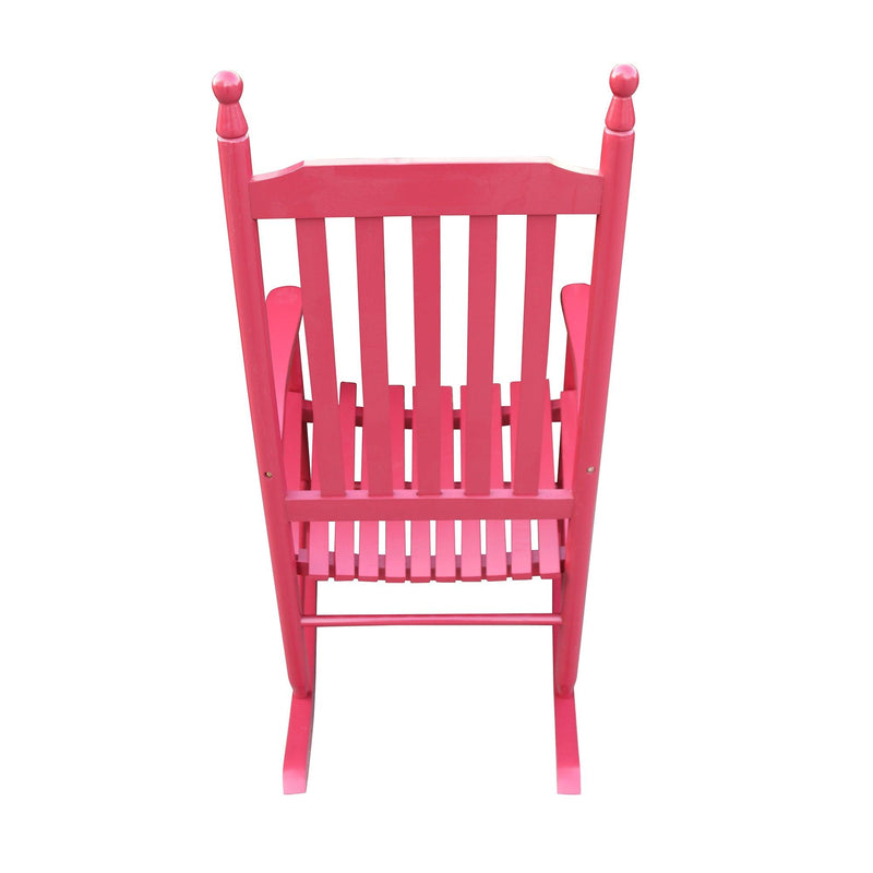 wooden porch rocker chair  Red