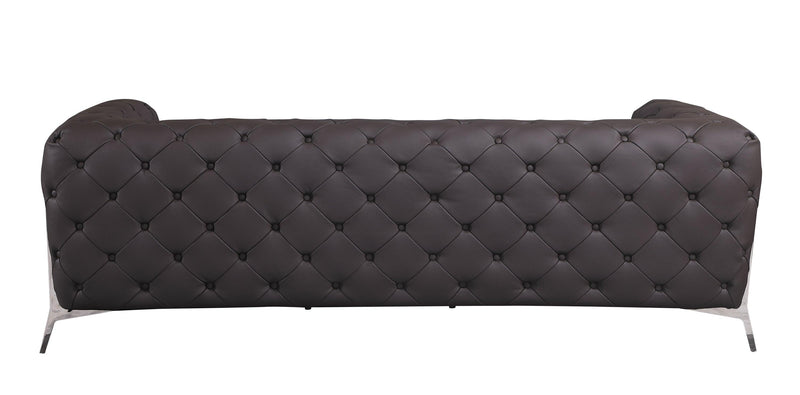 Global United Transitional Top Grain 100% Italian Leather Upholstered Sofa - Urban Living Furniture (Los Angeles, CA)