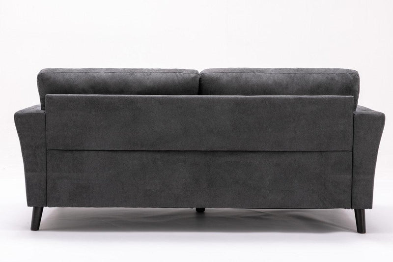 Damian Gray Velvet Fabric Sofa Loveseat Chair Living Room Set - Urban Living Furniture (Los Angeles, CA)