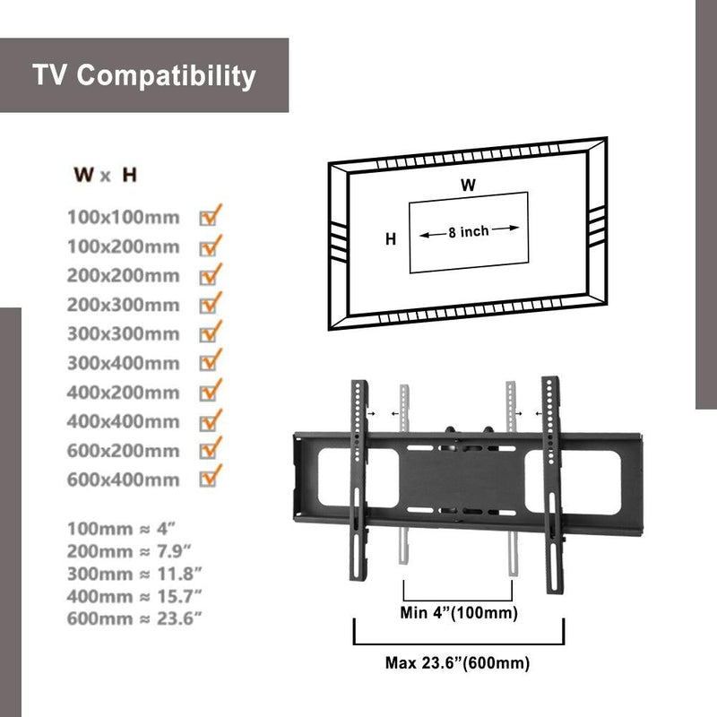 Black Multi-Function Angle And Height Adjustable Tempered Glass  TV Stand - Urban Living Furniture (Los Angeles, CA)