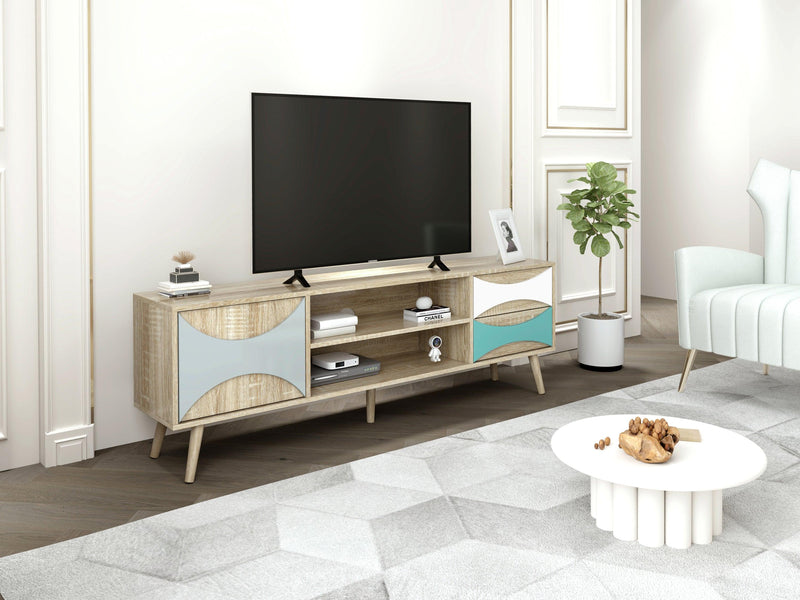 TV Stand withStorage Cabinet and Shelves, TV Console Table for Living Room - Urban Living Furniture (Los Angeles, CA)