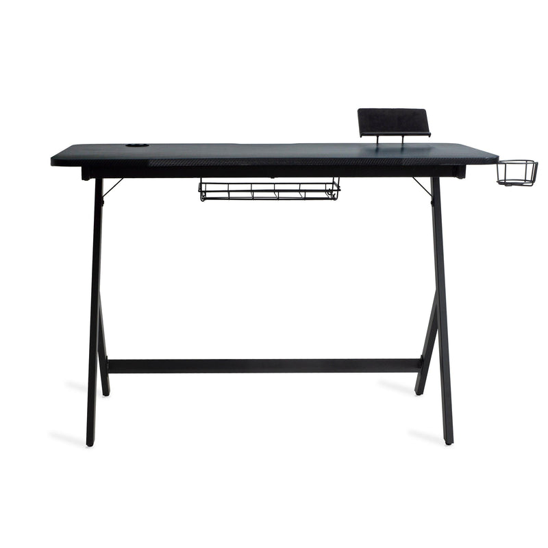 Desk- Atlantic Gaming Fire Storm, Black - Urban Living Furniture (Los Angeles, CA)