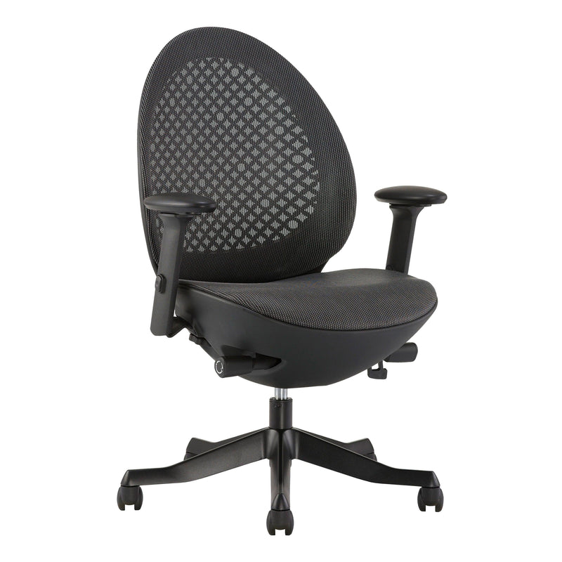 Techni Mobili Deco LUX Executive Office Chair, Black - Urban Living Furniture (Los Angeles, CA)