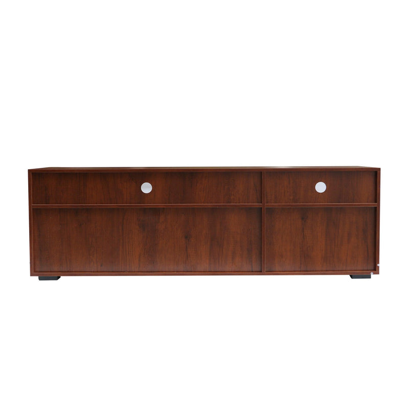 62.99 "Modern style multi-storage dark brown slide rail TV cabinet - Urban Living Furniture (Los Angeles, CA)