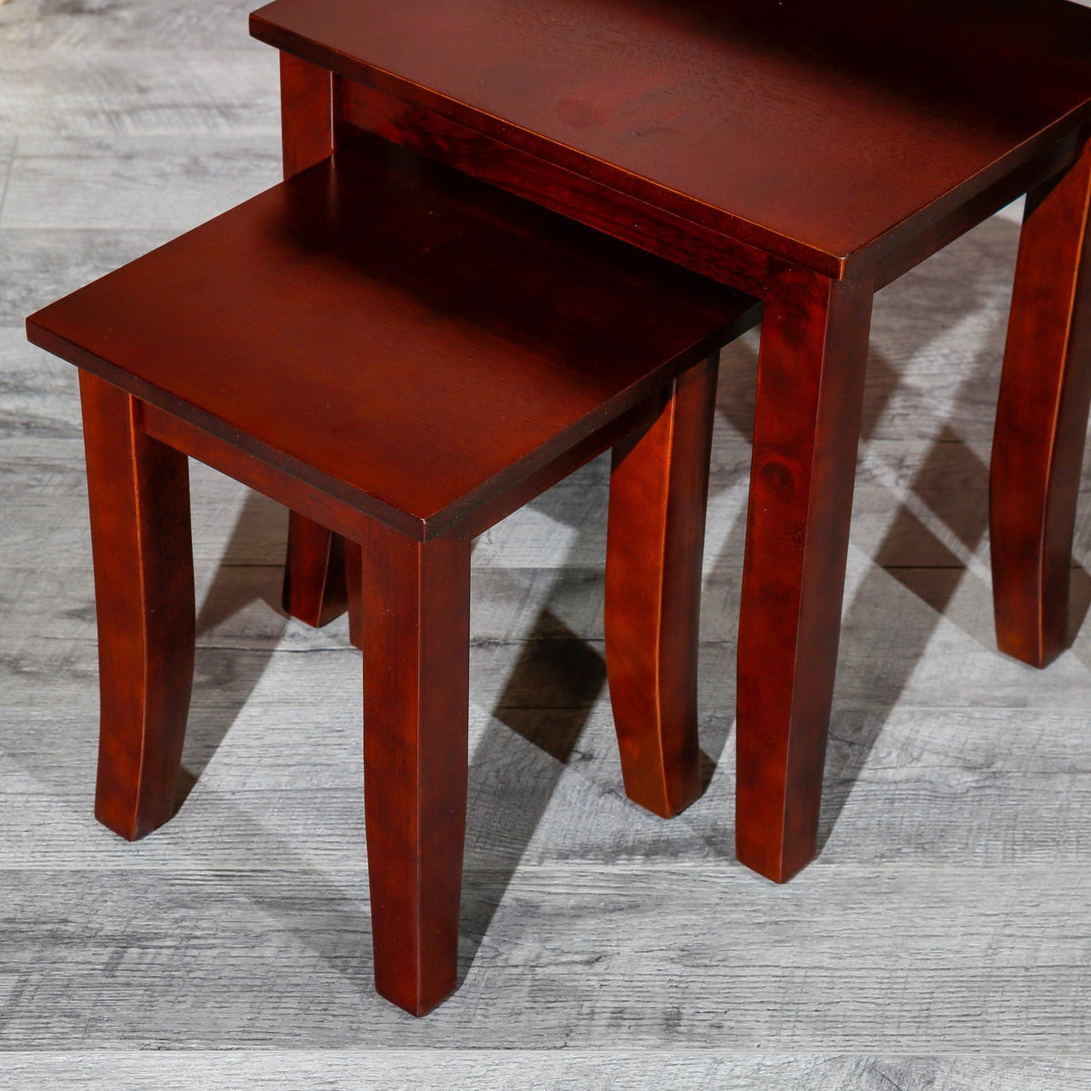 3-Piece Nesting Table Set, Cherry | Urban Living Furniture 3-Piece Nesting Table Set, Cherry | Urban Living Furniture