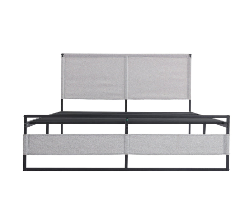 V4 Metal Bed Frame 14 Inch King Size with Headboard and Footboard, Mattress Platform with 12 InchStorage Space - Urban Living Furniture (Los Angeles, CA)