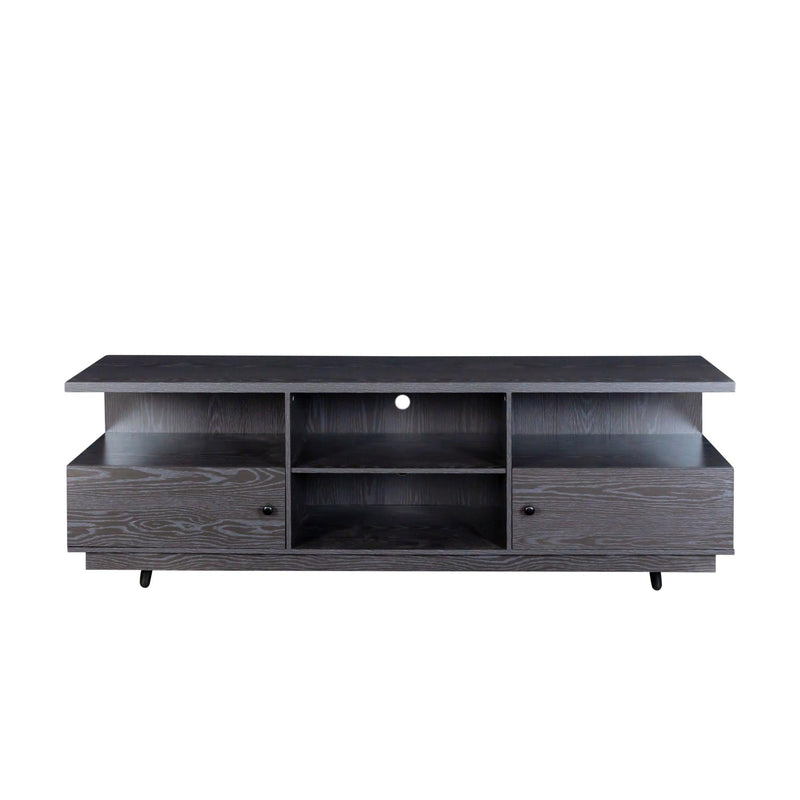 TV StandModern Wood Media Entertainment Center Console Table  with 2 Doors and 4 Open Shelves - Urban Living Furniture (Los Angeles, CA)