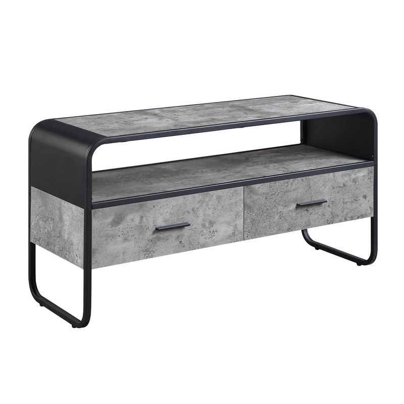 ACME Raziela TV Stand, Concrete Gray & Black Finish LV01143 - Urban Living Furniture (Los Angeles, CA)