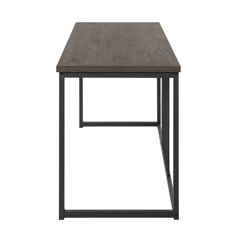 47.2" L Square Computer Desk - WALNUT & BLACK - Urban Living Furniture (Los Angeles, CA)