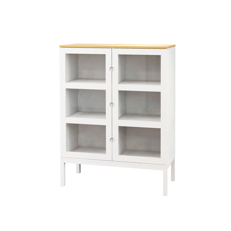 Two-door Three-tier Display Cabinet - Urban Living Furniture (Los Angeles, CA)