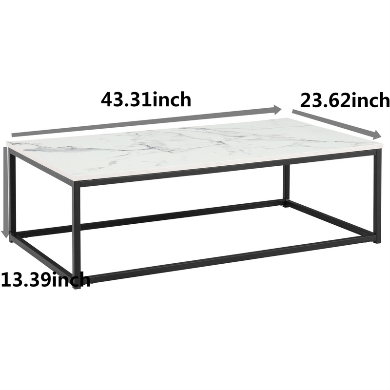 COFFEE TABLE(WHITE)（rectangular） +for kitchen, restaurant, bedroom, living room and many other occasions - Urban Living Furniture (Los Angeles, CA)