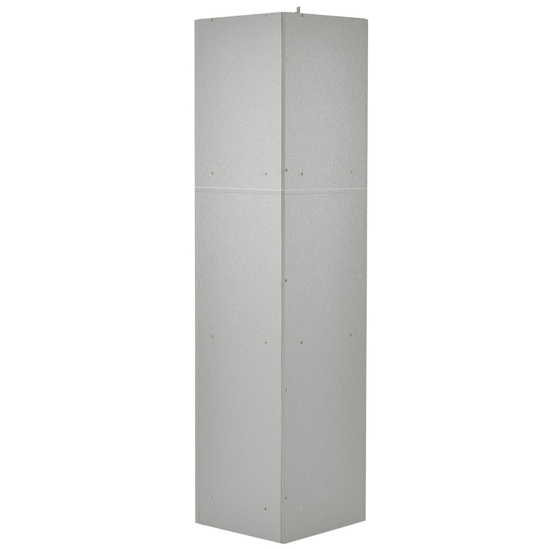 Tall Bathroom Corner Cabinet, FreestandingStorage Cabinet with Doors and Adjustable Shelves, MDF Board, Gray - Urban Living Furniture (Los Angeles, CA)