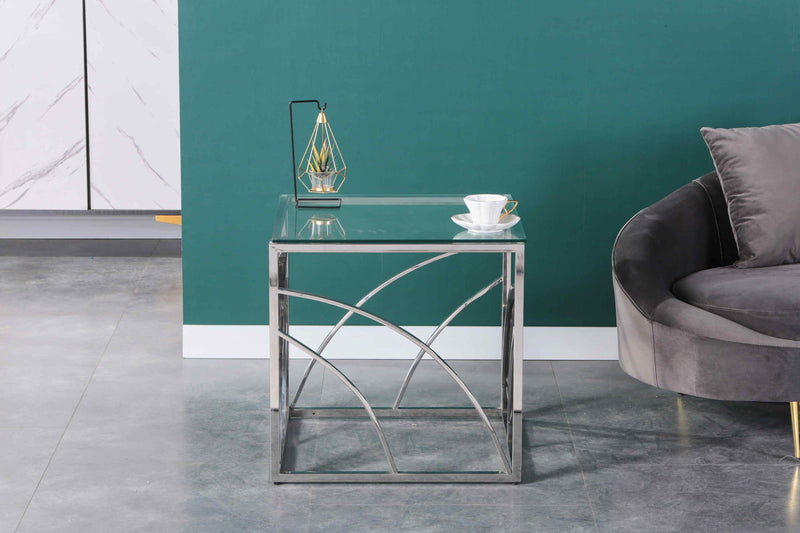 Glass End Table ld Small Coffee Table Sofa Table - Urban Living Furniture (Los Angeles, CA)