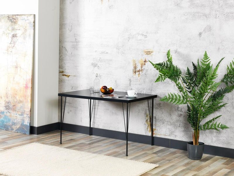 Furnish Home Store Soler 4 Metal Legs 47" Wooden Top Writing and Computer  Desk for Home Office, Black - Urban Living Furniture (Los Angeles, CA)