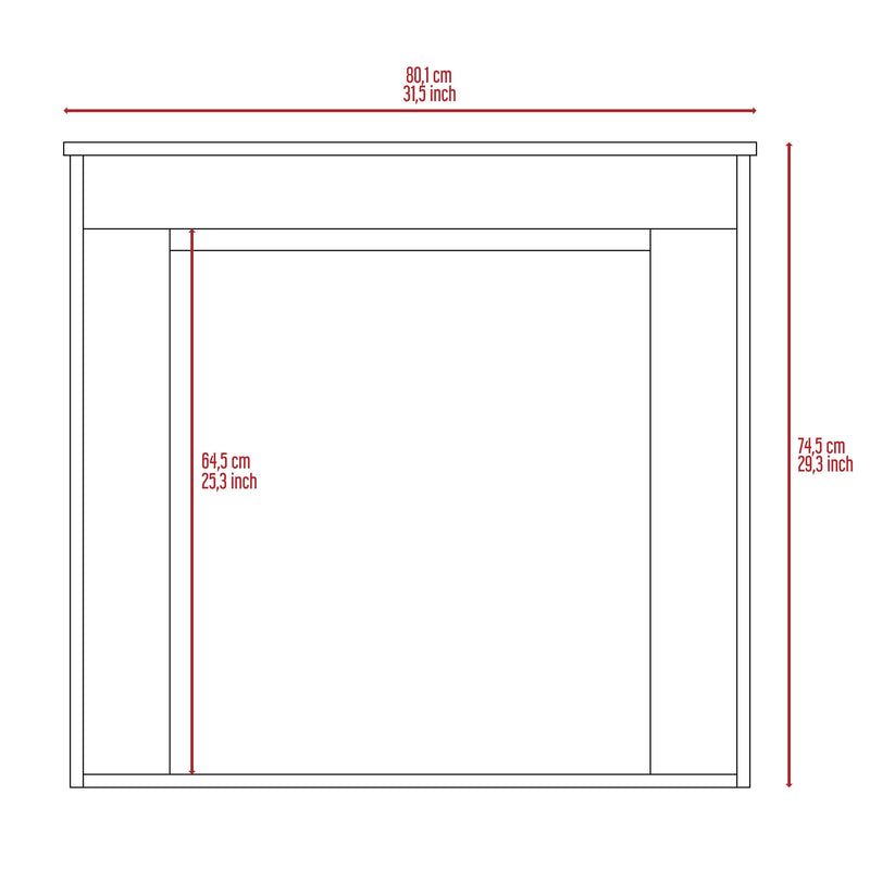 Berwick Rectangle Writing Desk Light Grey - Urban Living Furniture (Los Angeles, CA)