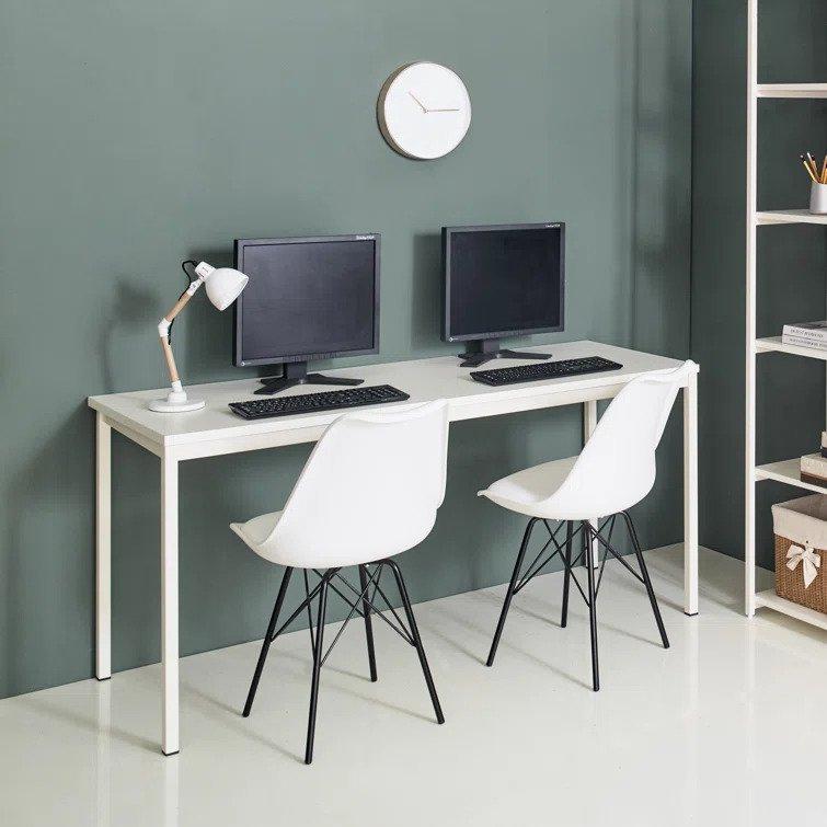 Harry Contemporary Wood and Metal Computer Desk in Oak - Urban Living Furniture (Los Angeles, CA)