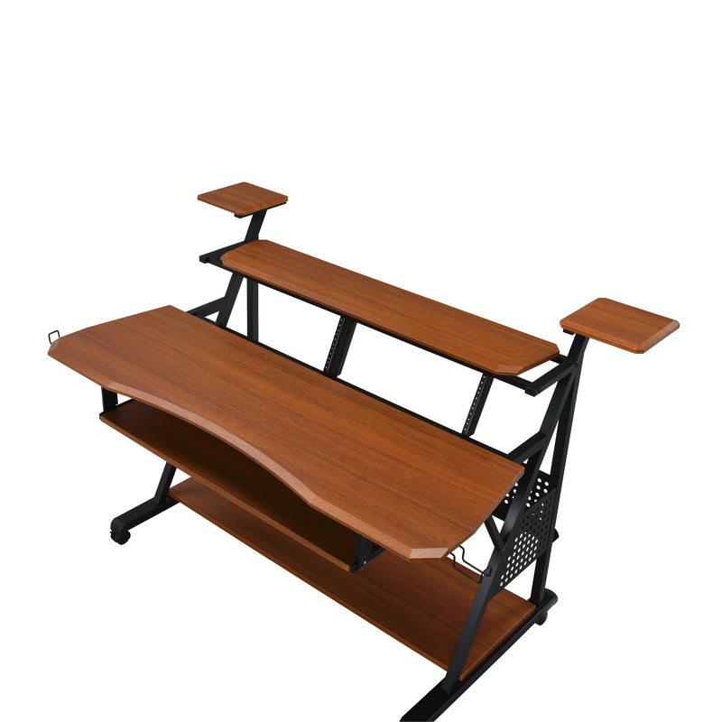 ACME Willow Music Desk, Cherry & Black Finish OF00990