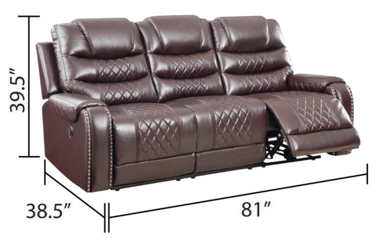 Tennessee Power Reclining Sofa in Espresso - Urban Living Furniture (Los Angeles, CA)