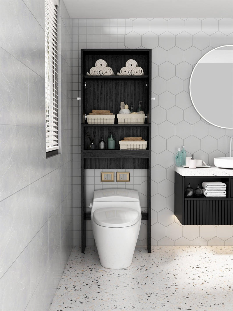 Home Bathroom Shelf Over-The-Toilet, Bathroom SpaceSaver, Bathroom, TolliletStorage cabinet