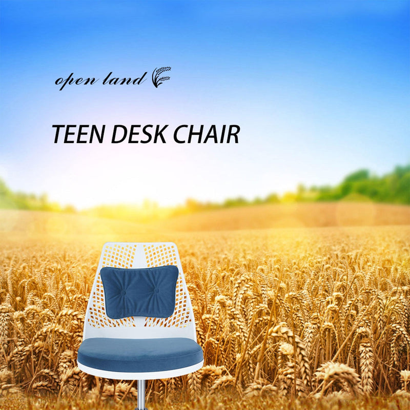 Home Office Desk Chair,Drafting Chair,Height Adjustable Rolling Chair, Armless CuteModern Task Chair for Make Up and Teens Homework,Orange - Urban Living Furniture (Los Angeles, CA)