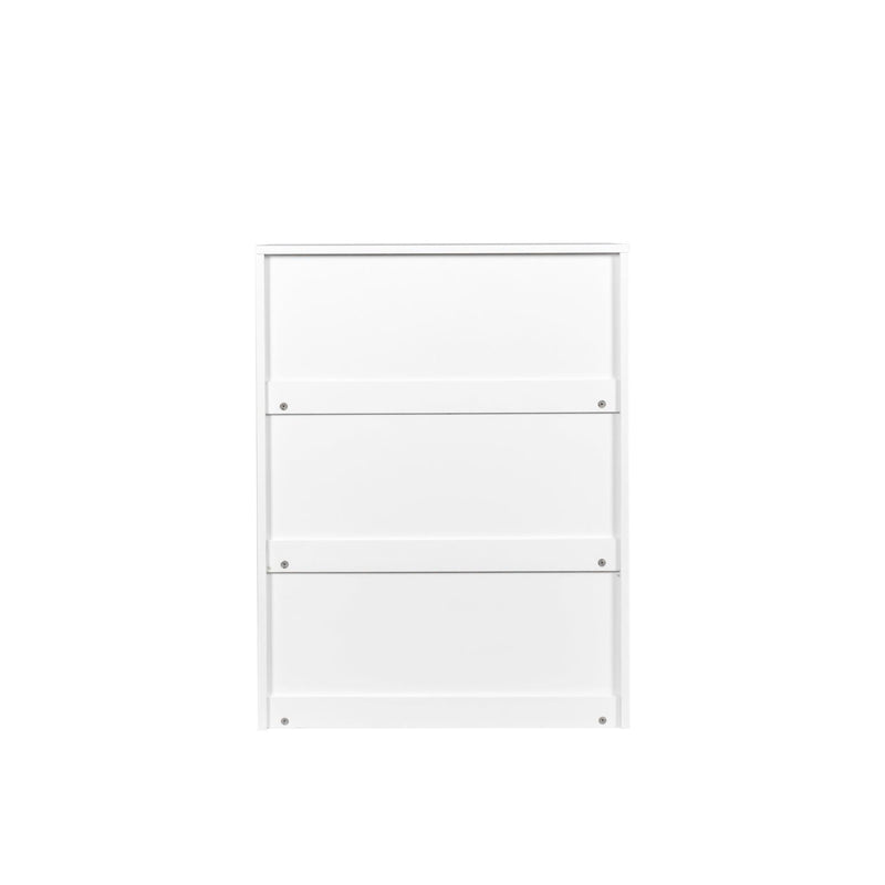 Shoe Cabinet with mirror, 2-TiersShoeStorage Cabinet with Doors for Entryway