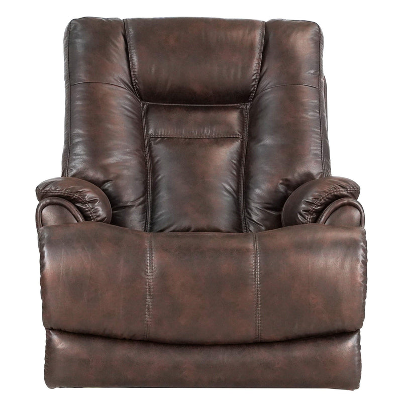 Leather Gel Zero Gravity Brown 37.5W” Width Power Recliner with Power Headrest ( Sofa ) - Urban Living Furniture (Los Angeles, CA)