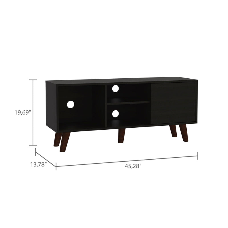 Stamford 3-Shelf Rectangle TV Stand Black Wengue - Urban Living Furniture (Los Angeles, CA)