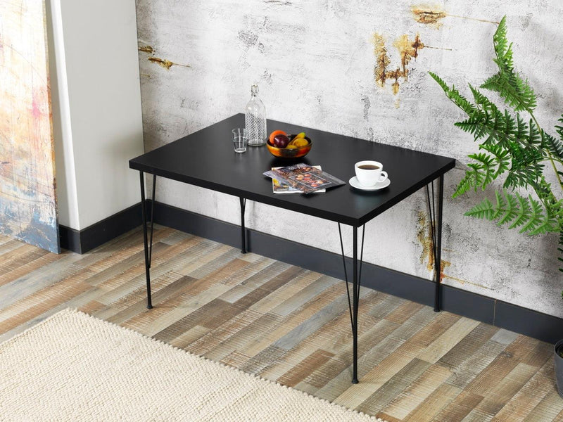 Furnish Home Store Soler 4 Metal Legs 47" Wooden Top Writing and Computer  Desk for Home Office, Black - Urban Living Furniture (Los Angeles, CA)