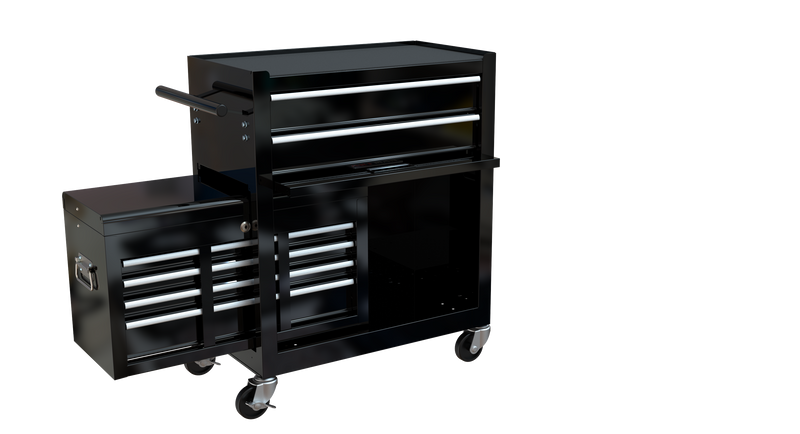 High Capacity Rolling Tool Chest with Wheels and Drawers, 8-Drawer ToolStorage Cabinet--BLACK - Urban Living Furniture (Los Angeles, CA)