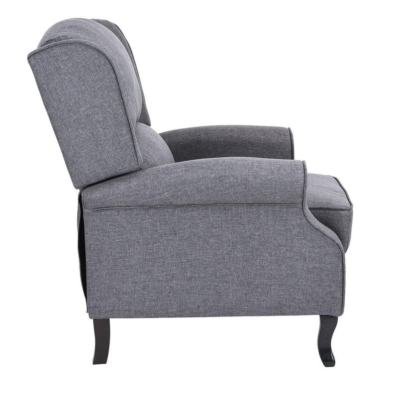 Fabric Wingback Recliner Chair for Living Room, Tufted Reading Chairs for Adults, Lazy Boy Recliners Chairs for Small Space,Lounge Chair(Grey) - Urban Living Furniture (Los Angeles, CA)