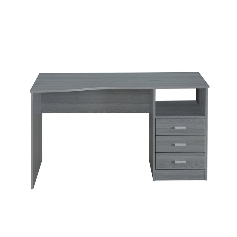 Techni Mobili Classic Computer Desk with Multiple Drawers, Grey - Urban Living Furniture (Los Angeles, CA)