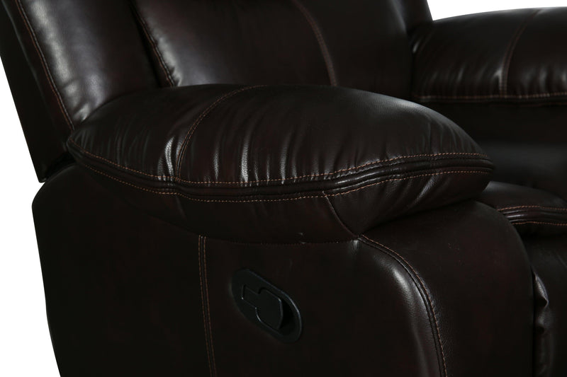 Global United Transitional Leather-Air Reclining Sofa - Urban Living Furniture (Los Angeles, CA)