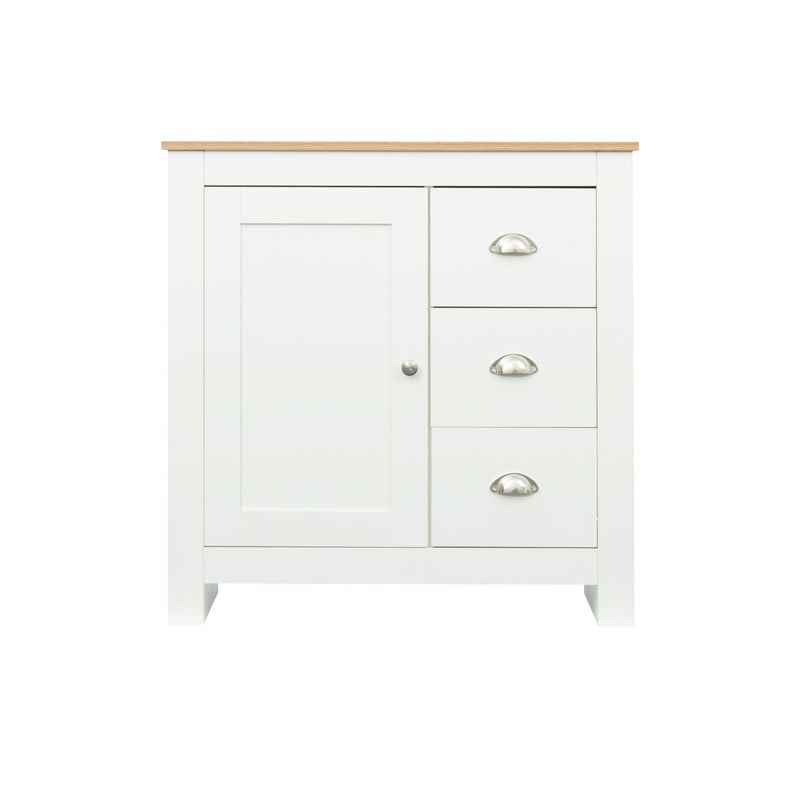 Kitchen Sideboard Cupboard , White High Gloss Dining Room BuffetStorage Cabinet Hallway Living Room TV Stand Unit Display Cabinet with Drawer and 2 Doors - Urban Living Furniture (Los Angeles, CA)