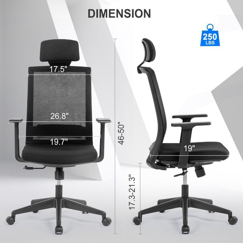 Height adjustable/pressure resistant/breathable office net chair
