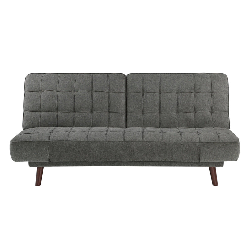 Elegant Three-in-One Lounger Sofa Sleeper Dark Gray Chenille Fabric Upholstered Attached Cushions Adjustable Arms Casual Living Room Furniture - Urban Living Furniture (Los Angeles, CA)