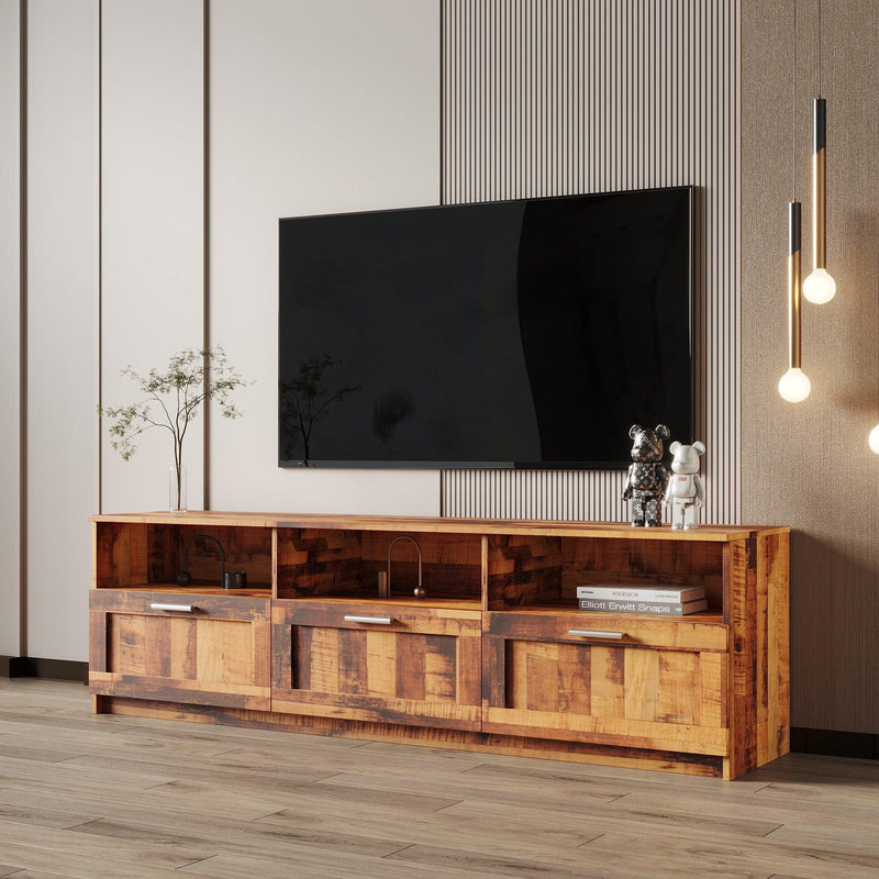 Modern minimalist TV cabinet 80 inch TV stand, open locker Living Room Bedroom - Urban Living Furniture (Los Angeles, CA)