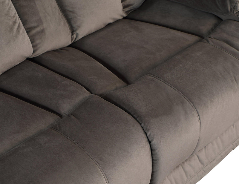 Global United Reclining Transitional Microfiber Fabric Sofa - Urban Living Furniture (Los Angeles, CA)