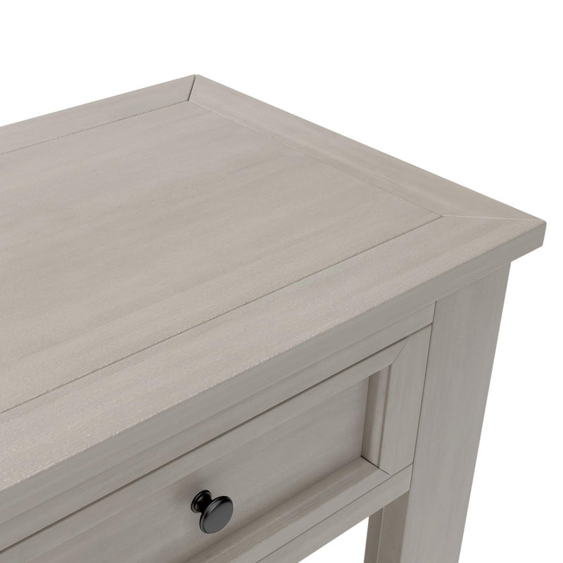 Console Table/Sofa Table withStorage Drawers and Bottom Shelf for Entryway Hallway (Gray Wash)