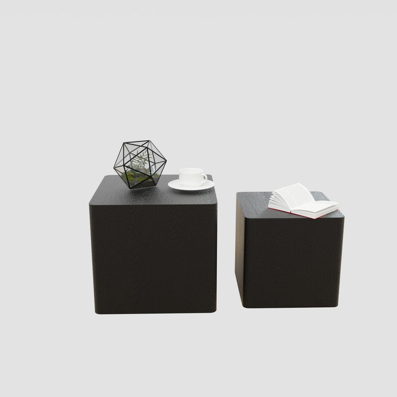 MDF Nesting table/side table/coffee table/end table for living room,office,bedroom Black - Urban Living Furniture (Los Angeles, CA)