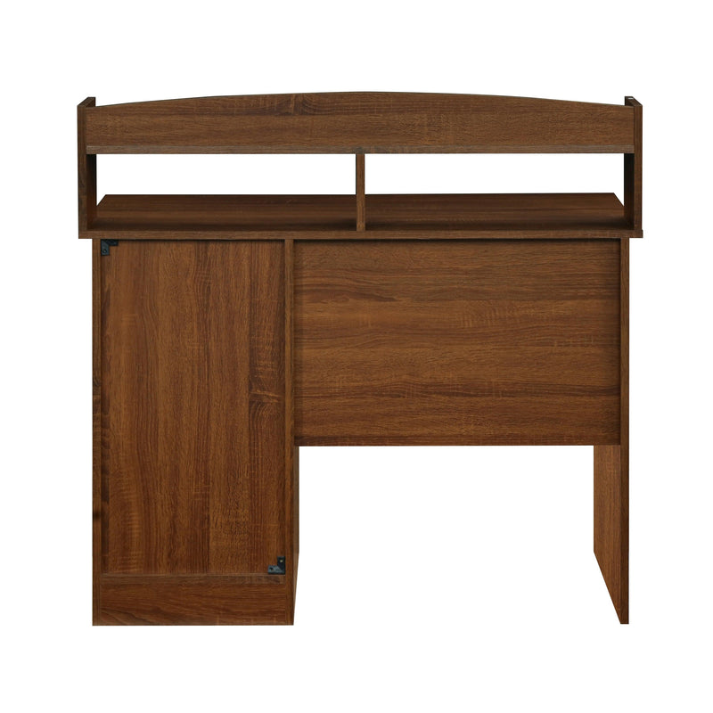 Techni MobiliModern Office Desk with Hutch, Oak - Urban Living Furniture (Los Angeles, CA)