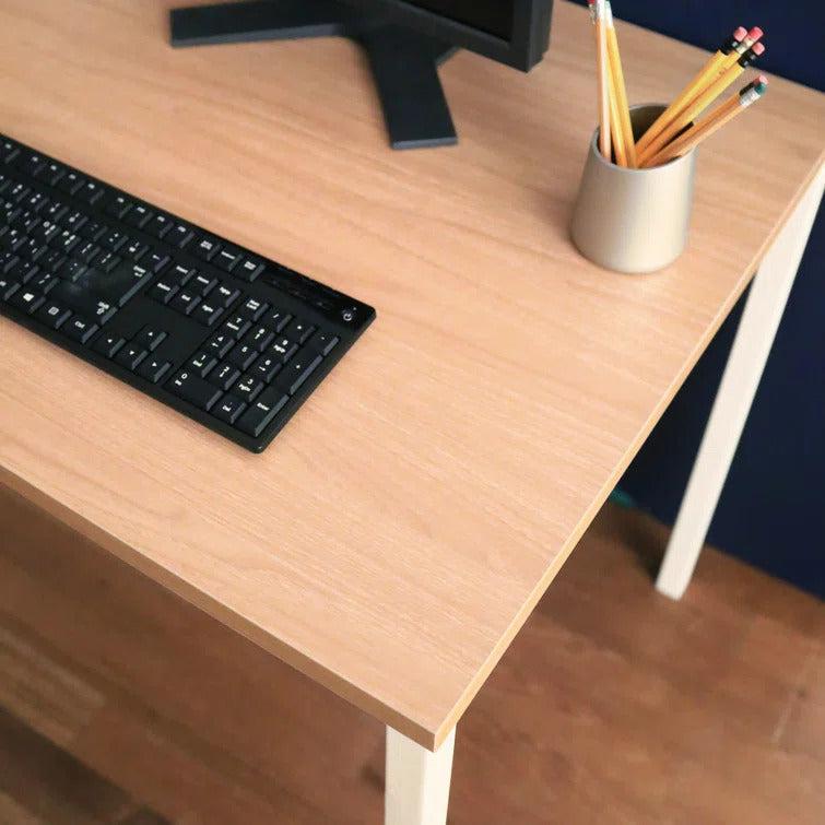 Harry Contemporary Wood and Metal Computer Desk in Oak - Urban Living Furniture (Los Angeles, CA)