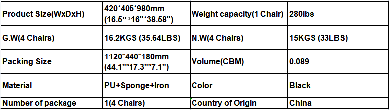 Dining chair set for 4 - Urban Living Furniture (Los Angeles, CA)