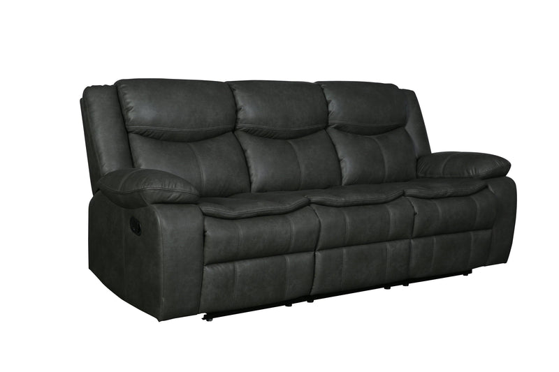 Global United Transitional Leather-Air Reclining Sofa - Urban Living Furniture (Los Angeles, CA)