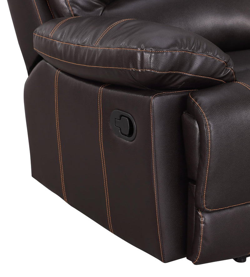 Global United Leather-Air Recliining  Sofa