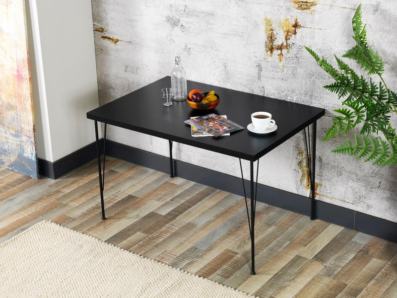 Furnish Home Store Soler 4 Metal Legs 47" Wooden Top Writing and Computer  Desk for Home Office, Black - Urban Living Furniture (Los Angeles, CA)