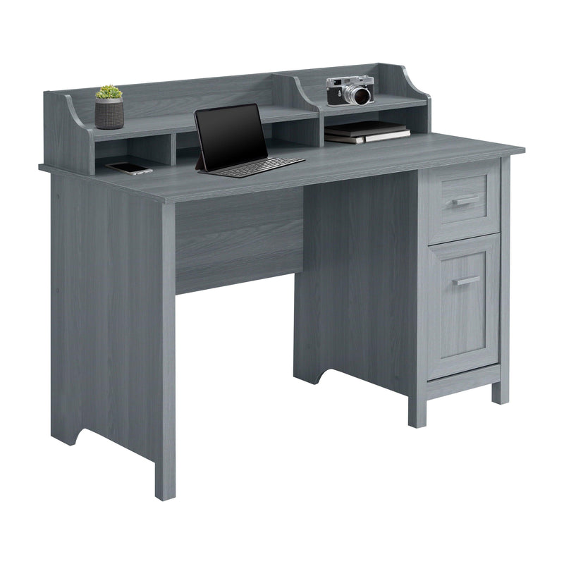 Techni Mobili Classic Office Desk withStorage, Grey - Urban Living Furniture (Los Angeles, CA)