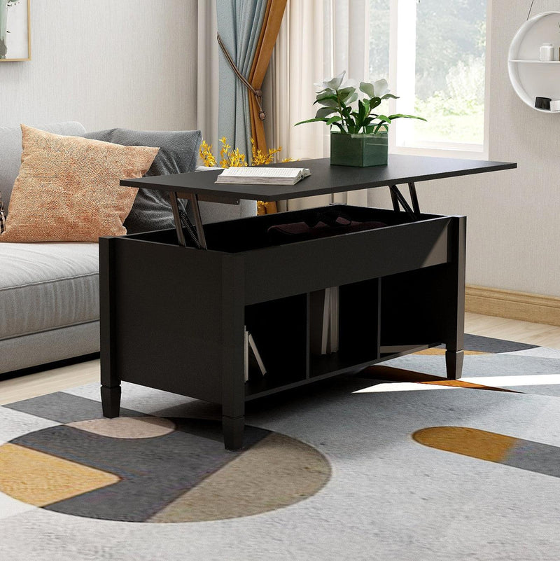 Lift Top Coffee Table-Black - Urban Living Furniture (Los Angeles, CA)