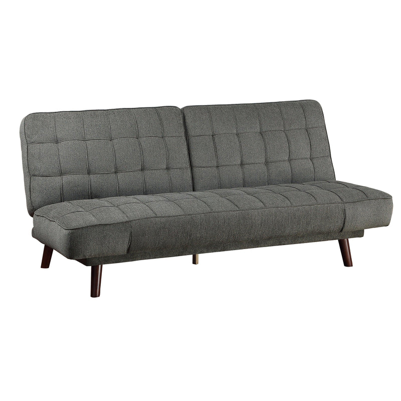 Elegant Three-in-One Lounger Sofa Sleeper Dark Gray Chenille Fabric Upholstered Attached Cushions Adjustable Arms Casual Living Room Furniture - Urban Living Furniture (Los Angeles, CA)