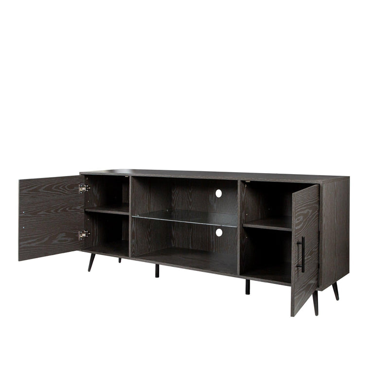 TV Stand Mid-Century WoodModern Entertainment Center AdjustableStorage Cabinet TV Console for Living Room - Urban Living Furniture (Los Angeles, CA)